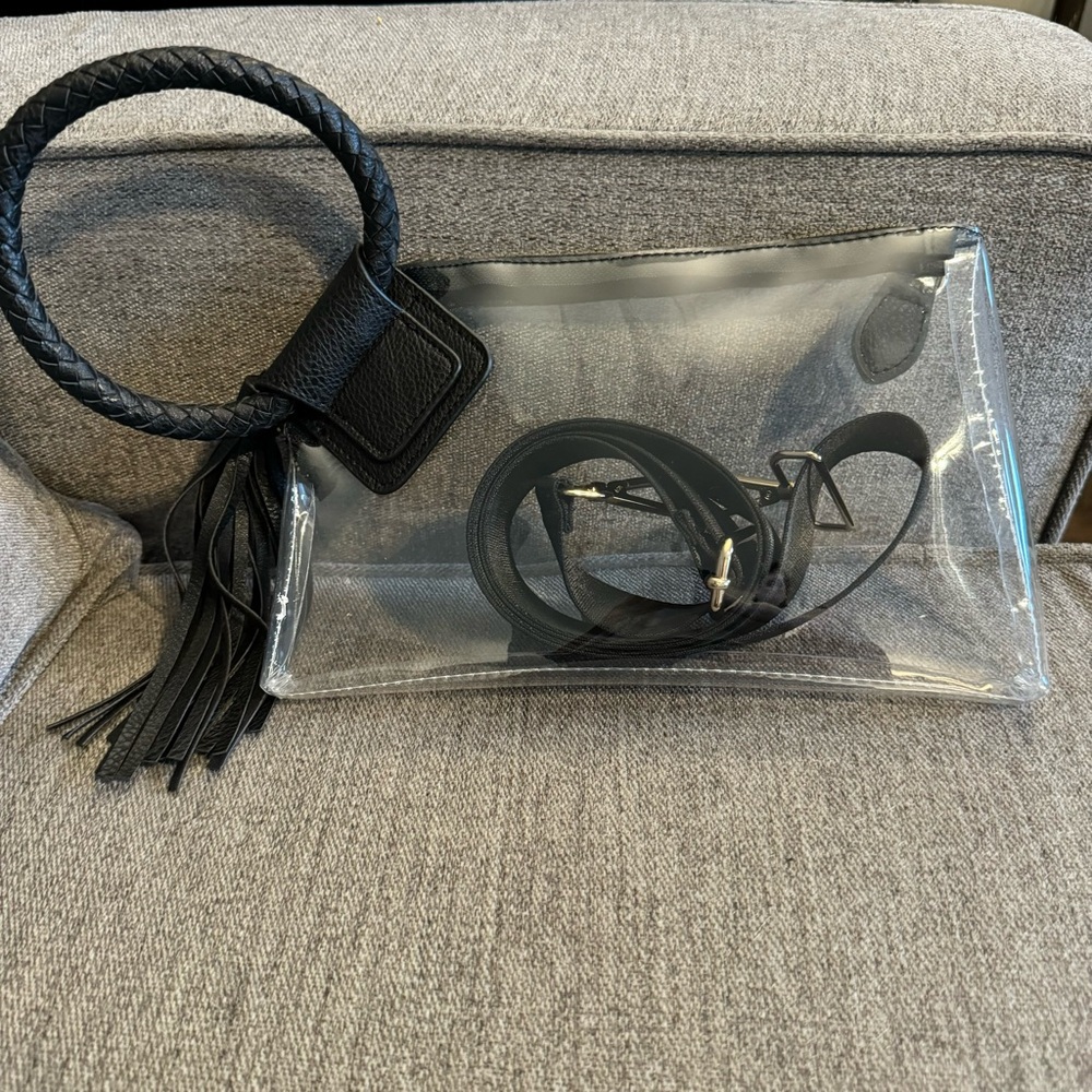 Clear Wristlet Crossbody Bag